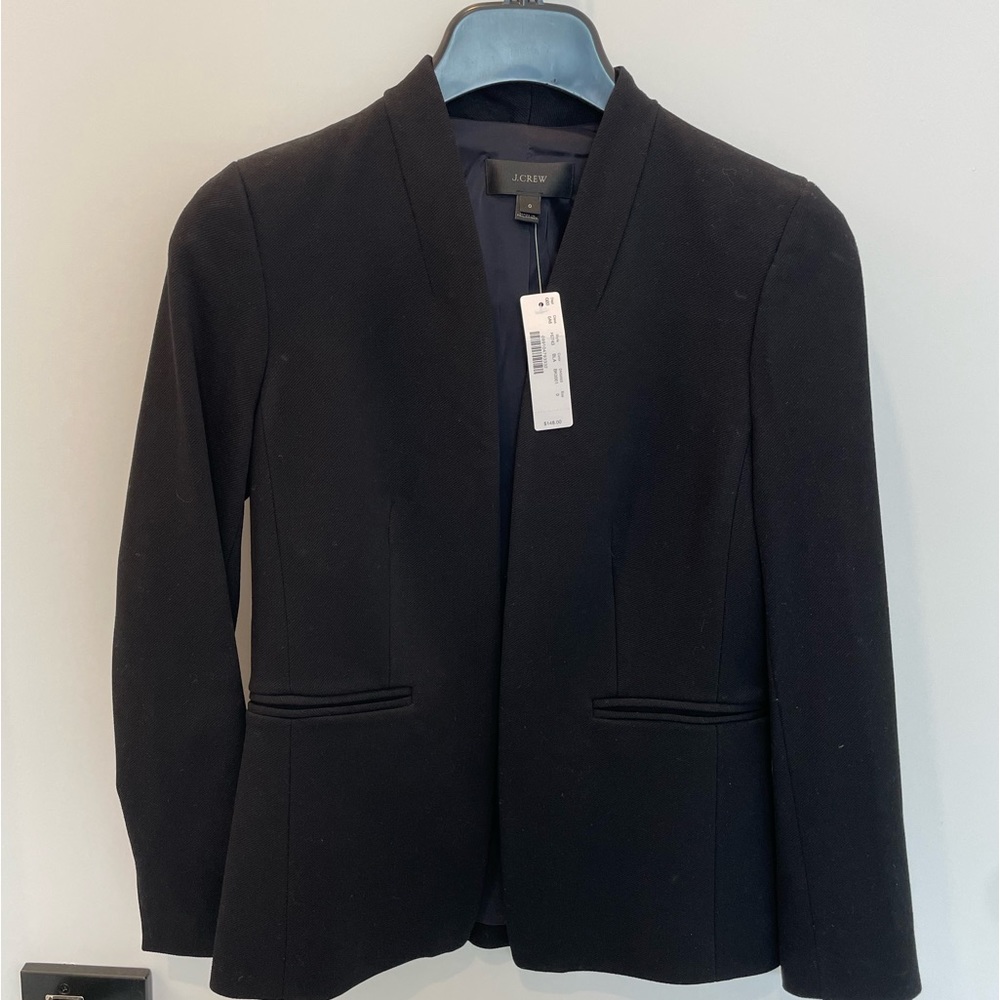 J. Crew Going Out Blazer NWT Black Size 0